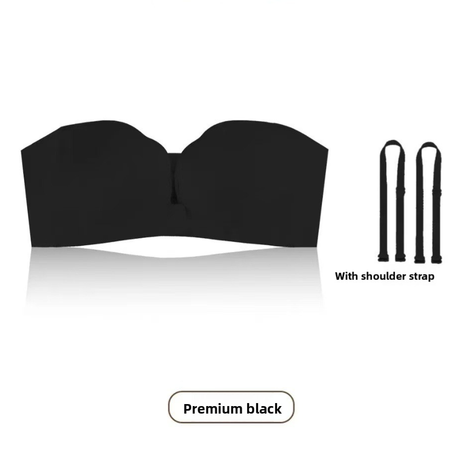 Front Clasp Strapless Invisible Push Up Bra