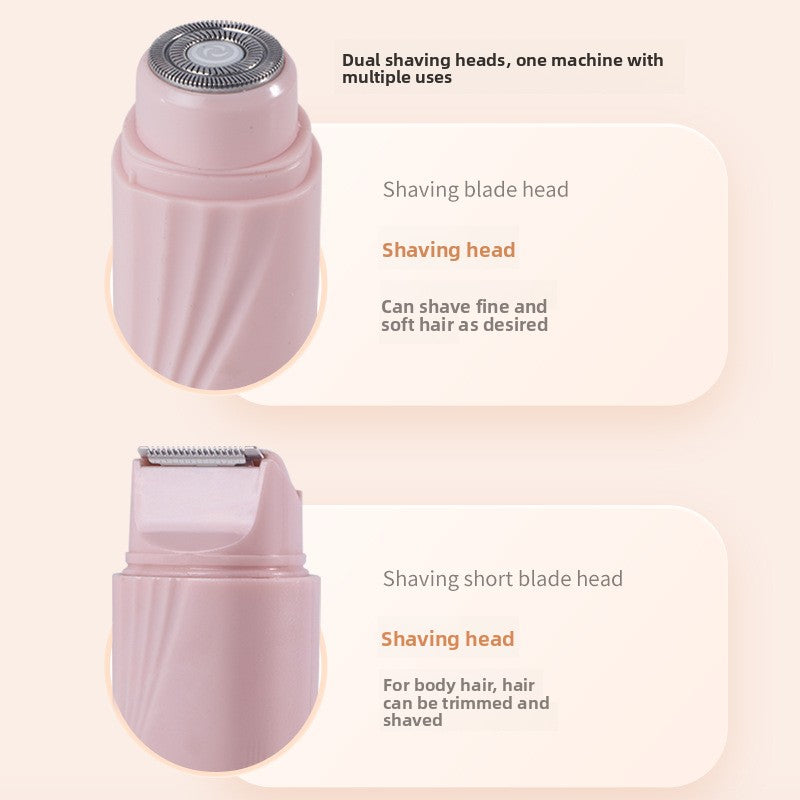 Dual Head USB Rechargeable Electric Shaver