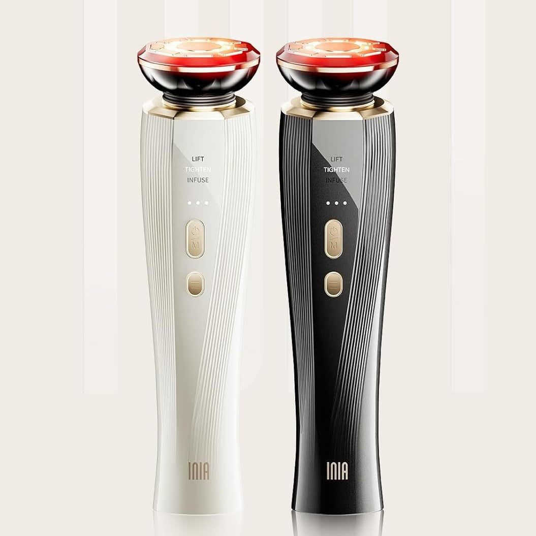 Facial Massage Device with Red Light and Microcurrent
