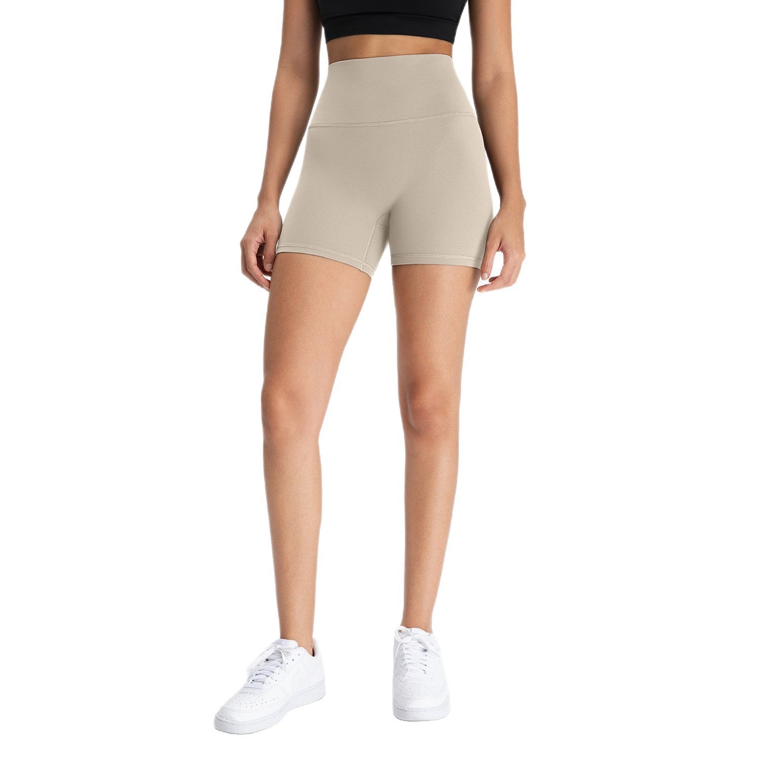 Womens Seamless Yoga Sports Shorts