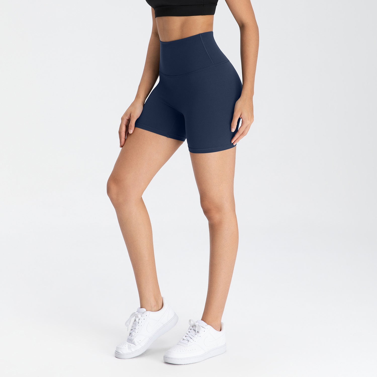 Womens Seamless Yoga Sports Shorts